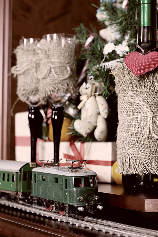 Poster noël train jouet décoratif - TenStickers