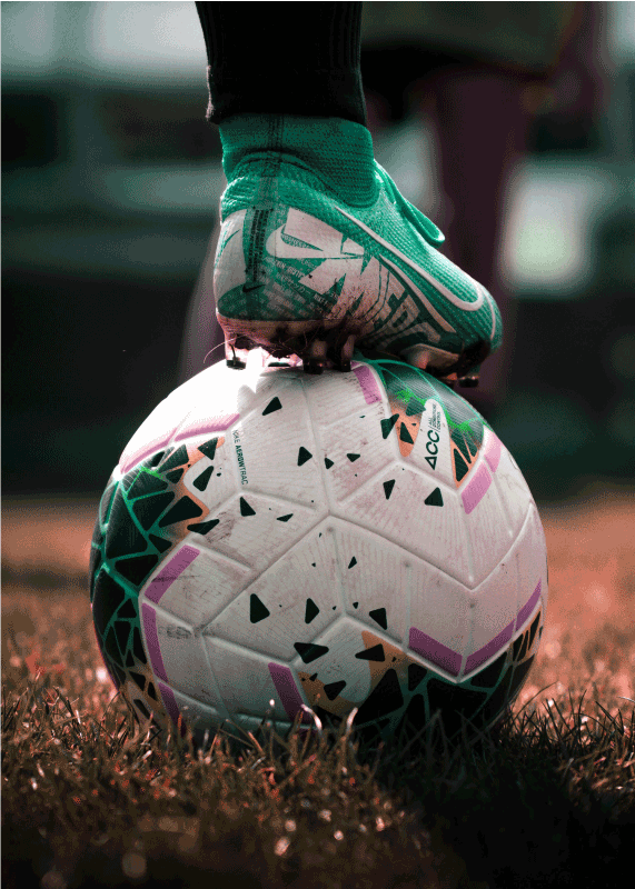 Poster football joueur de foot - TenStickers