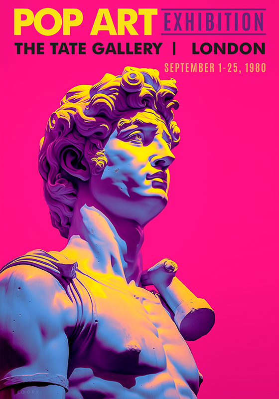 Poster art exposition de pop art - TenStickers