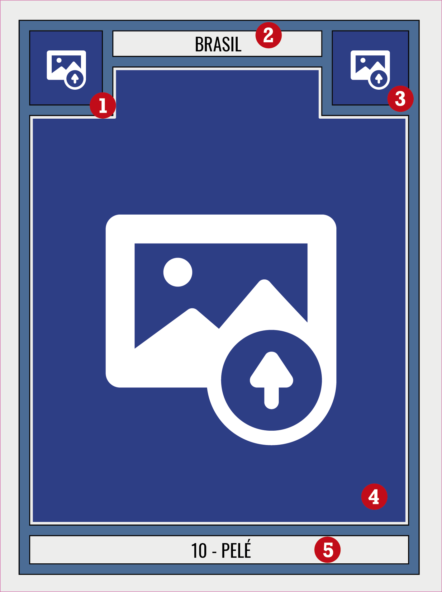 Poster football vinyle personnalisable chromé - TenStickers