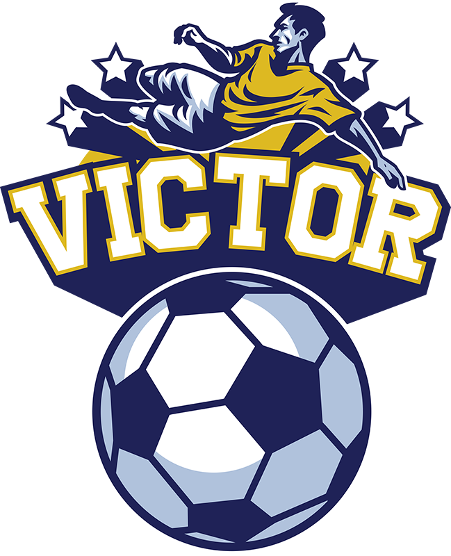 Poster football vinyle chambre enfant personnalisable - TenStickers