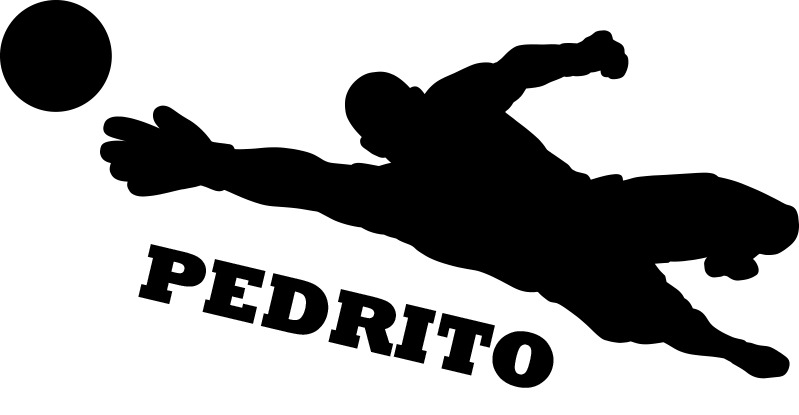 Poster football gardien de but vinyle personnalisable - TenStickers