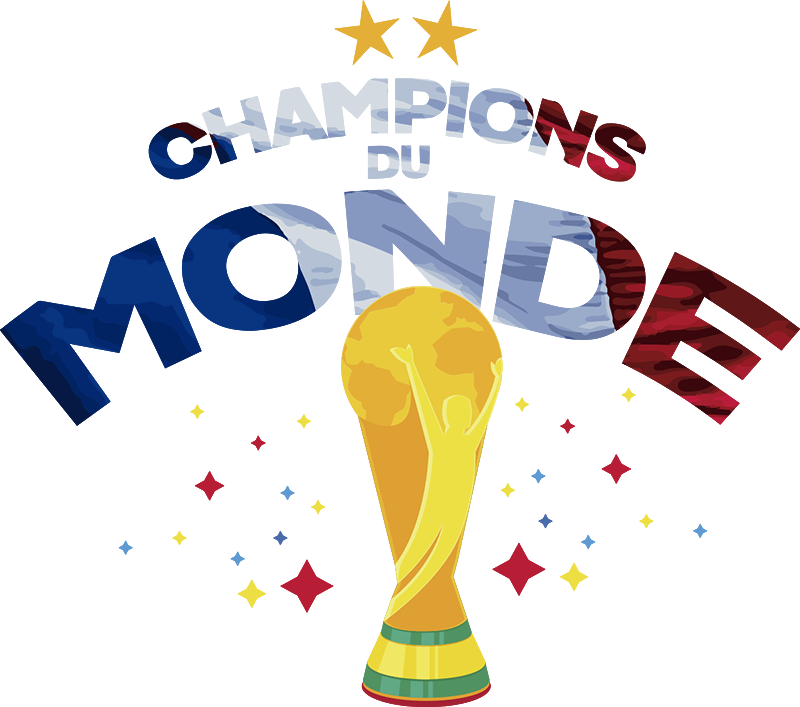 Poster football champions du monde fr - TenStickers
