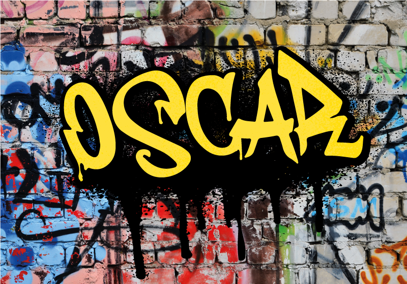 Affiche personnalisée d'art de graffiti - TenStickers