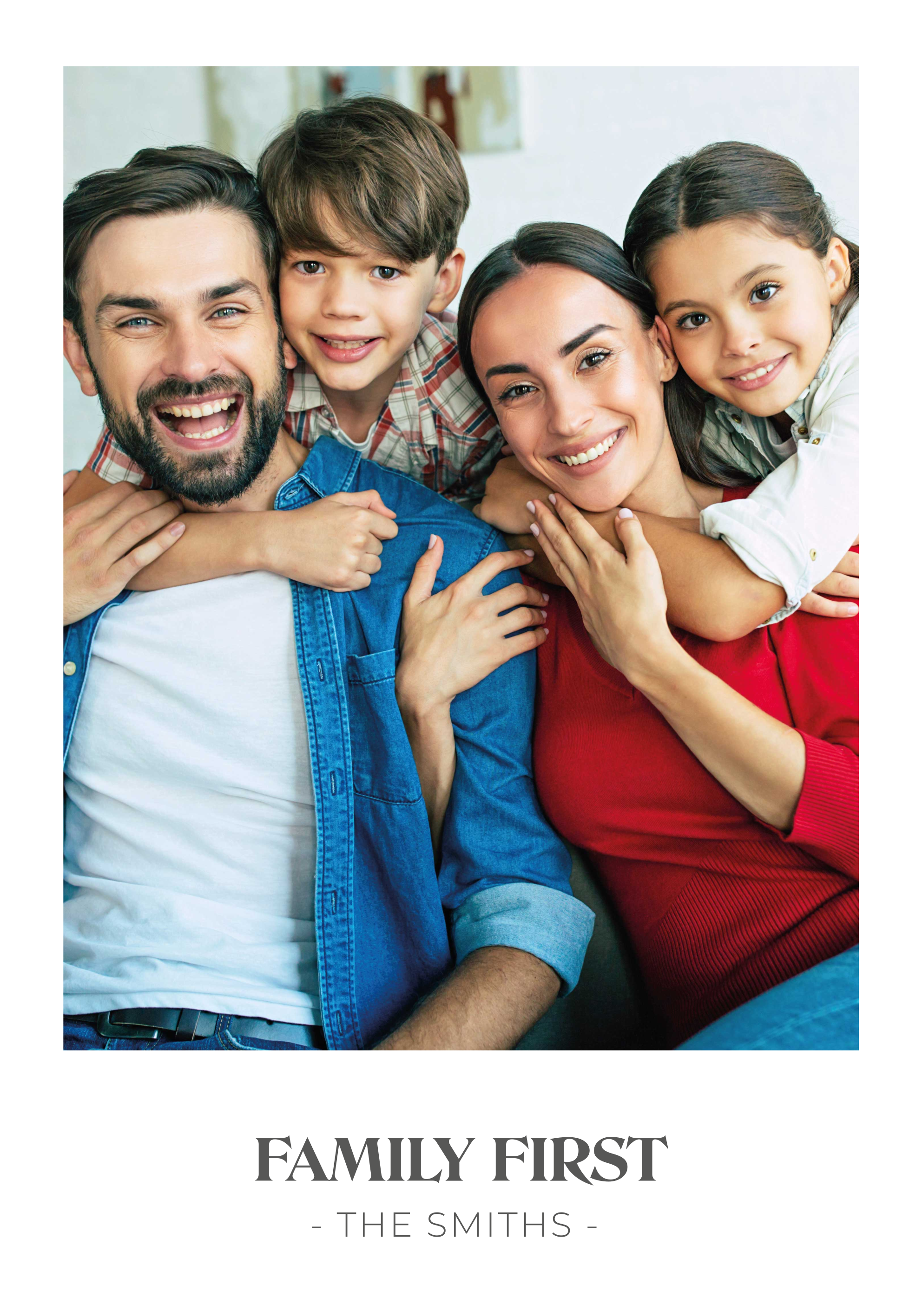 Affiche personnalisable du premier amour de la famille - TenStickers