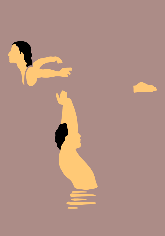 Poster johnny et bébé - TenStickers