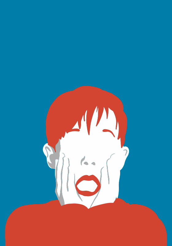 Poster enfant effrayé - TenStickers