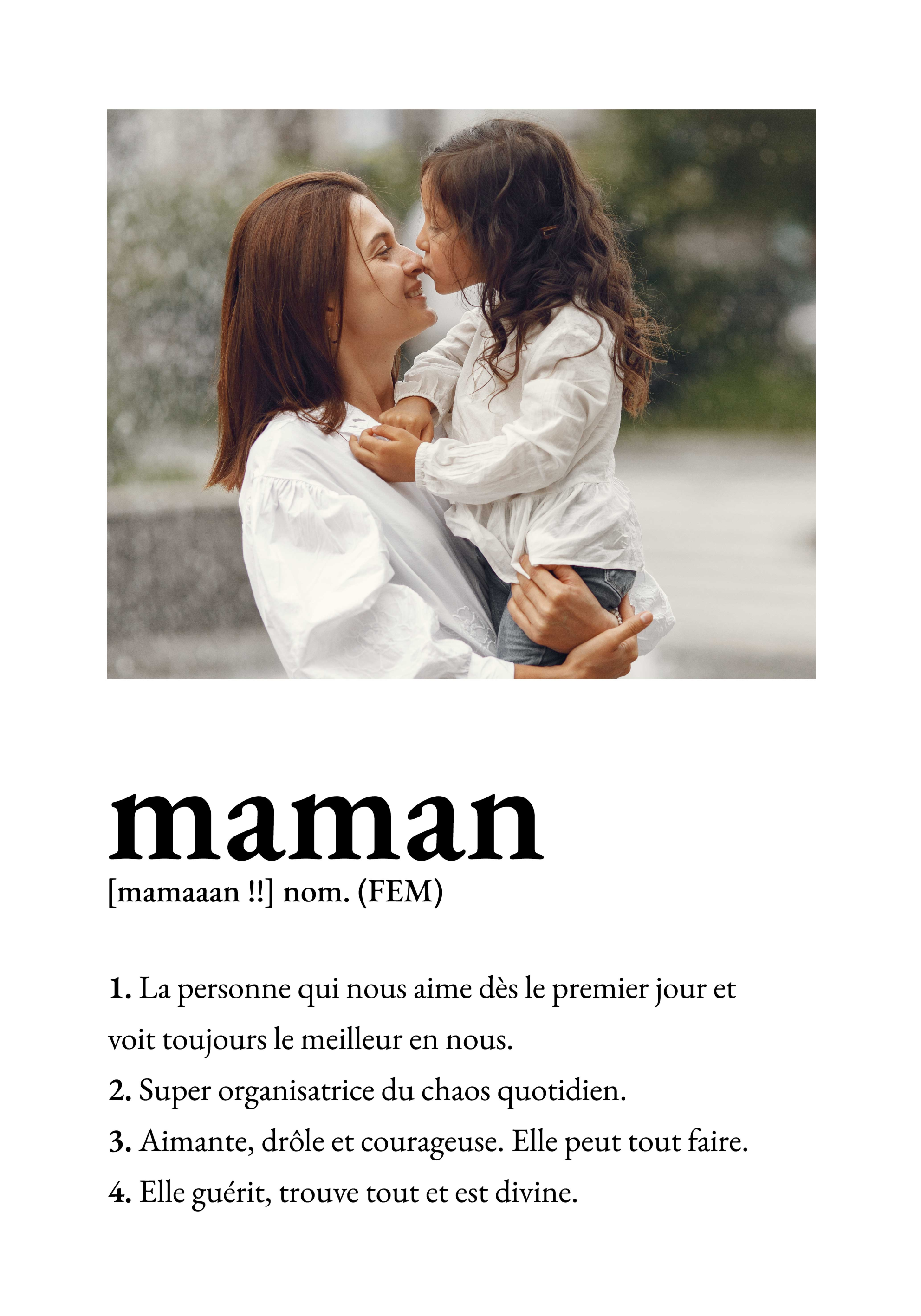 Poster événements définition de la mère - TenStickers