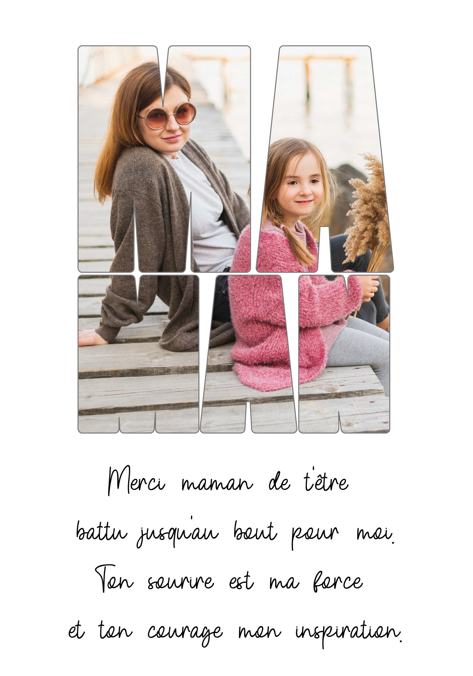 Poster événements merci maman - TenStickers