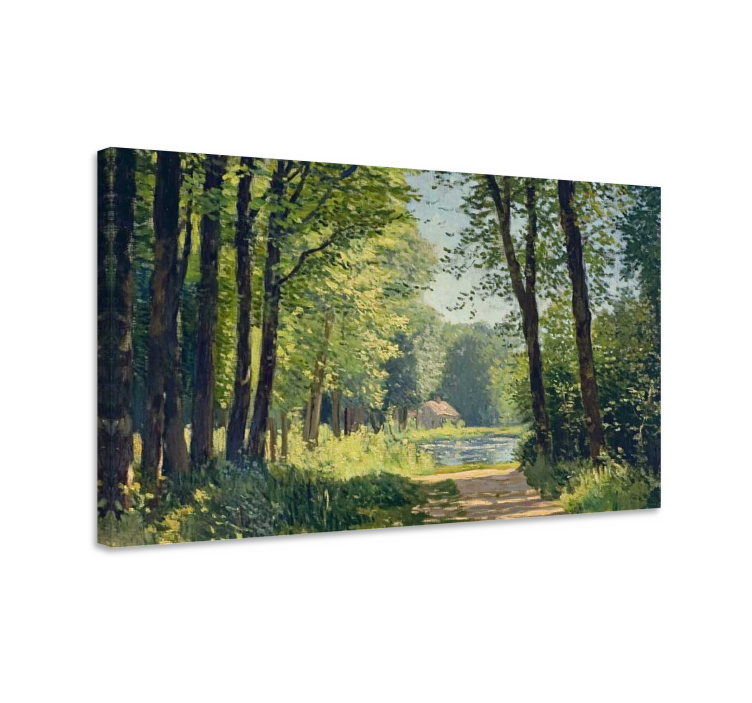 Tableau paysages forêt verte - TenStickers