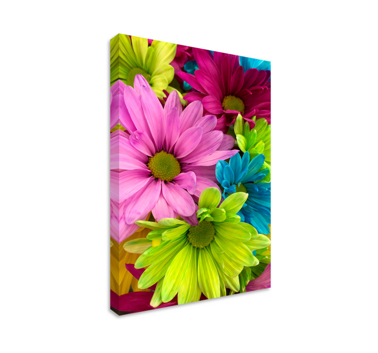 Tableau fleurs Fleurs colorées - TenStickers