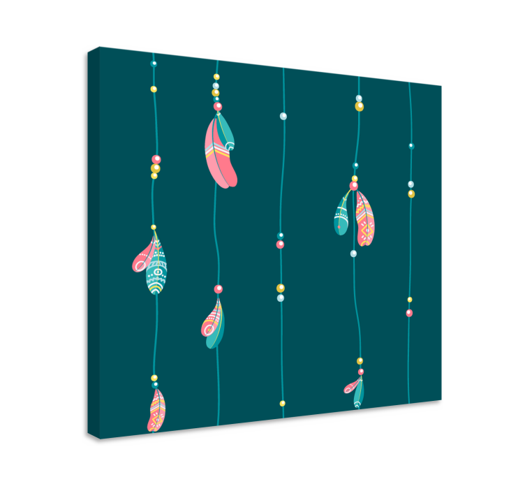 Tableau plumes design décoratif en plumes - TenStickers