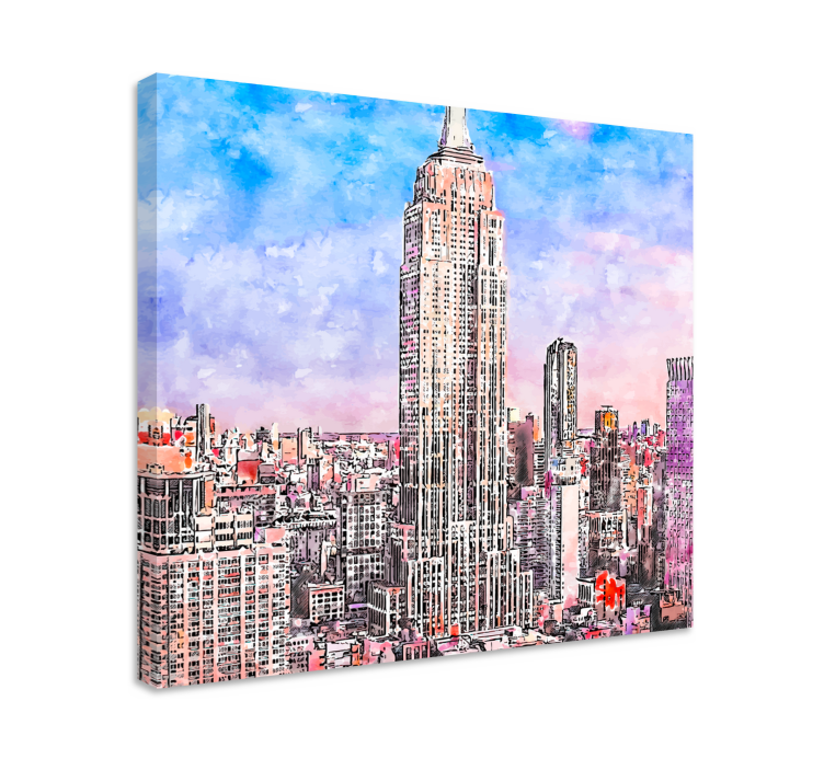 Tableau Villes de New York - TenStickers