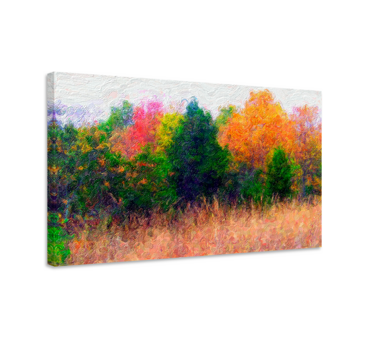 Tableau paysages scénario d'automne vibrant - TenStickers