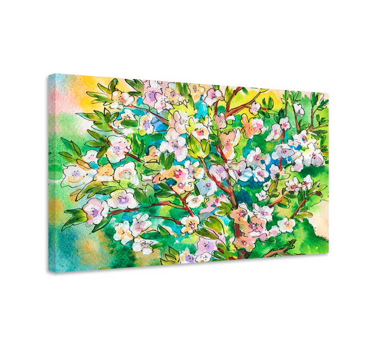 Tableau fleurs et plantes affichage floral épanoui - TenStickers