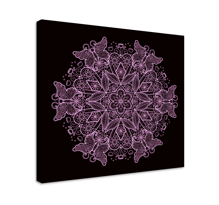 Tableau papillon Mandala papillon - TenStickers