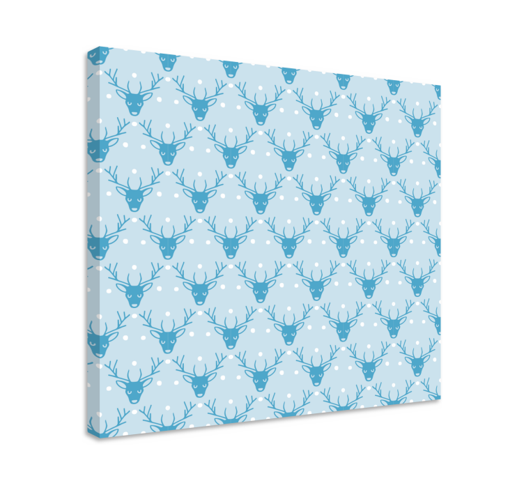 Tableau cerfs motif de cerfs d'hiver - TenStickers