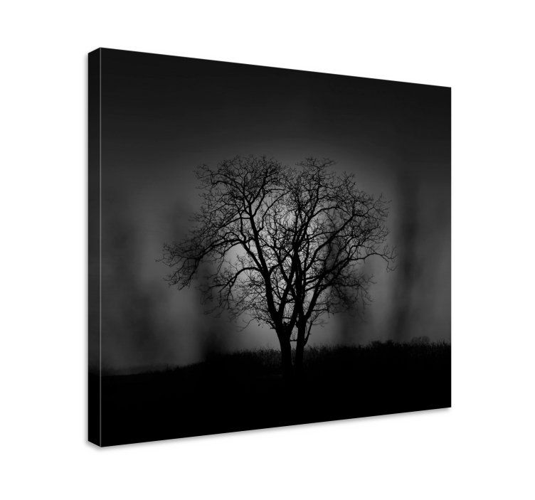 Tableau arbres silhouette d'arbre - TenStickers