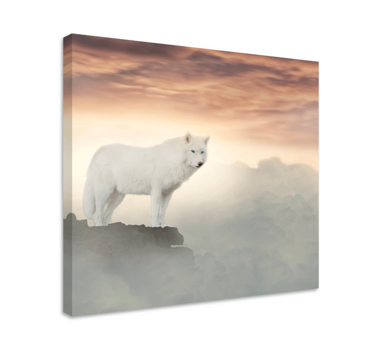 Tableau chiens loup arctique majestueux - TenStickers