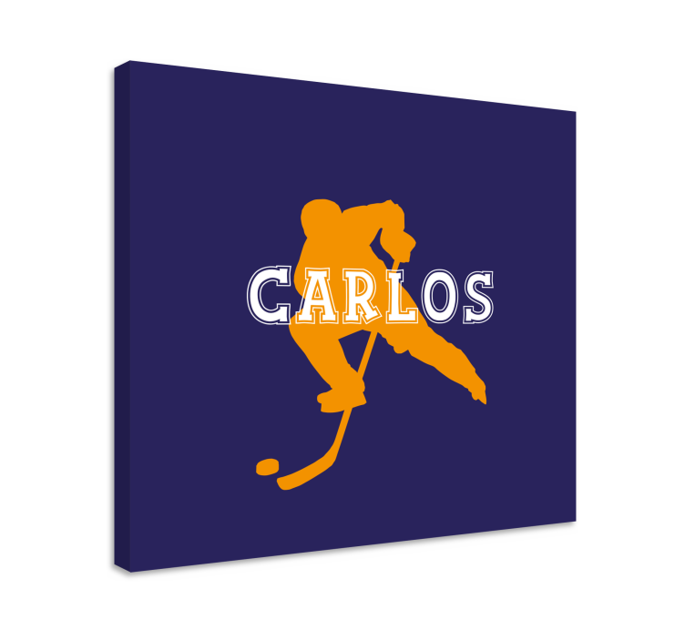 Tableau sports joueur de hockey sur glace - TenStickers