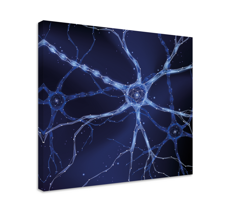 Tableau abstraite Neurones cérébraux - TenStickers