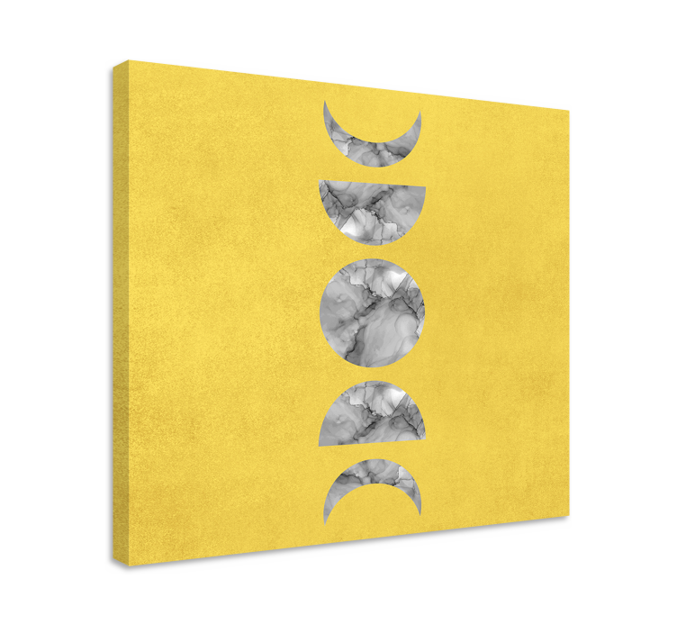 Tableau abstrait phases de la nature - TenStickers