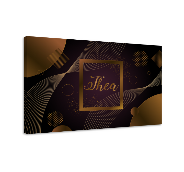 Tableau fleurs et plantes design circulaire élégant - TenStickers