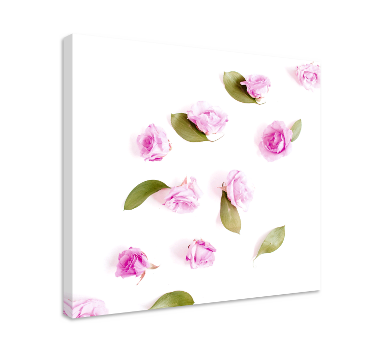 Tableau fleurs et plantes roses roses délicates - TenStickers