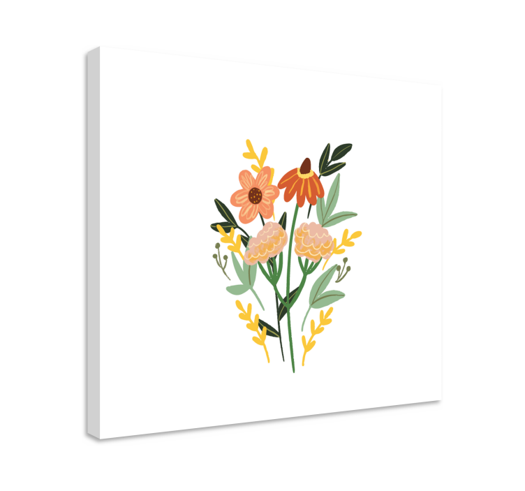 Tableau fleurs et plantes bouquet floral charmant - TenStickers