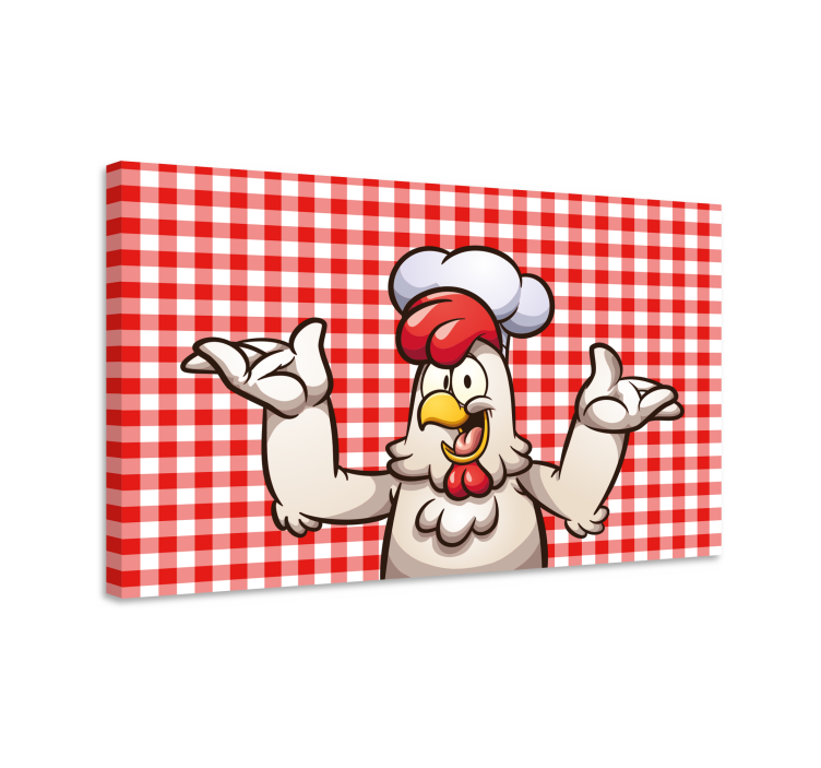 Tableau oiseaux personnage de chef de cuisine - TenStickers
