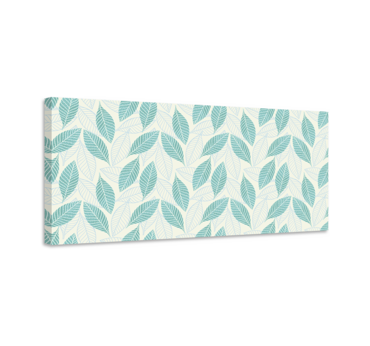 Tableau fleurs et plantes motif délicat de feuilles - TenStickers