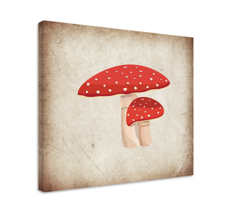 Tableau fleurs et plantes en groupe de champignons - TenStickers