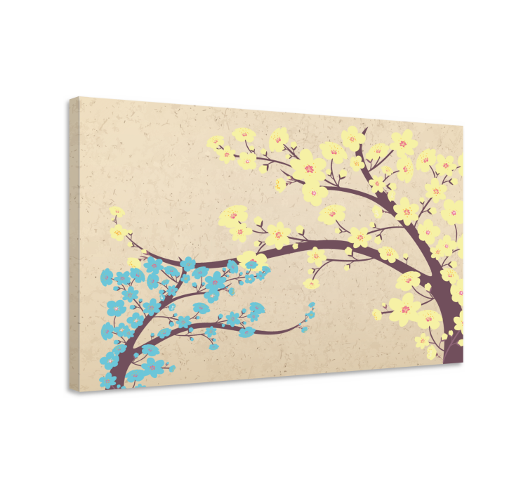 Tableau fleurs et plantes branches fleuries - TenStickers