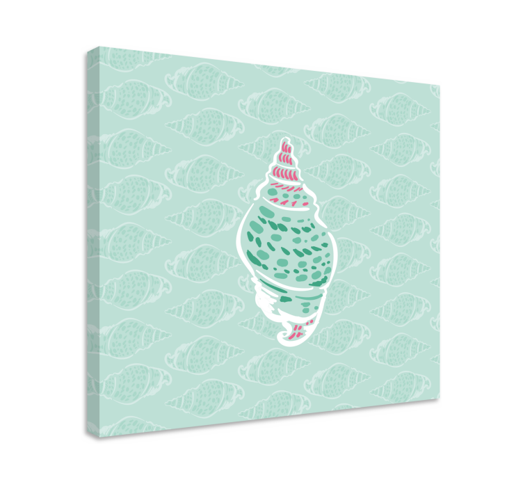 Tableau mer coquillage complexe - TenStickers