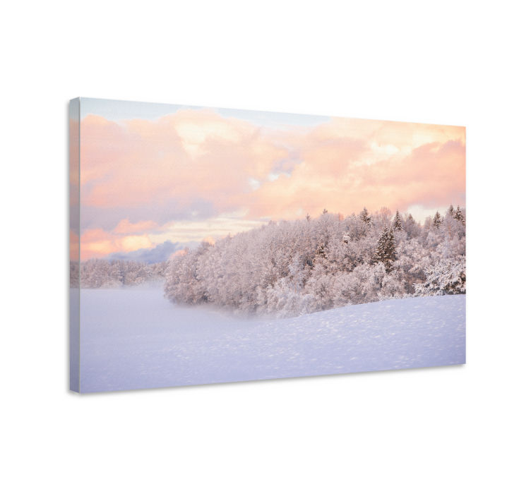 Tableau paysages sérénité d'hiver - TenStickers