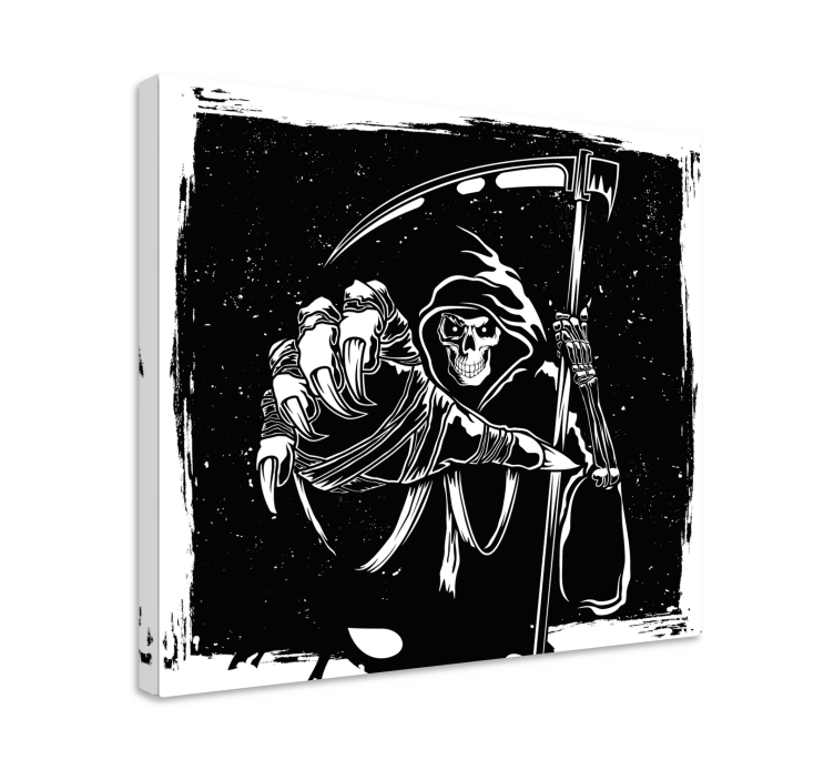 Tableau moderne Décalcomanie originale de silhouette maléfique - TenStickers