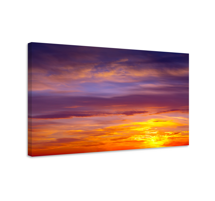 Tableau paysages coucher de soleil majestueux - TenStickers