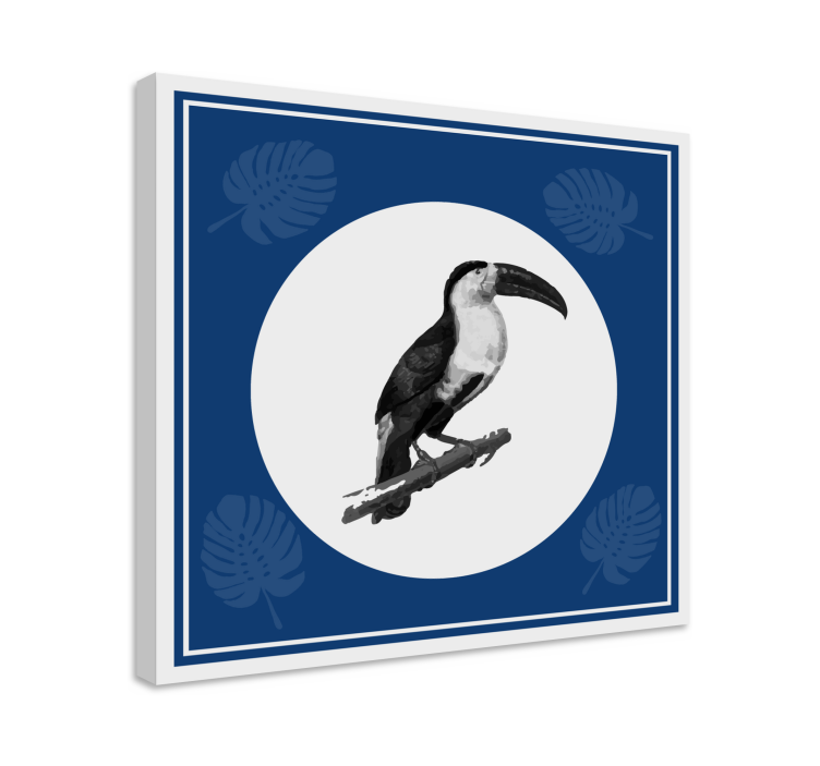 Tableau oiseaux toucan sur branche - TenStickers