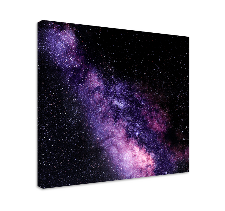 Tableau paysage Belle vue violette de l'espace - TenStickers