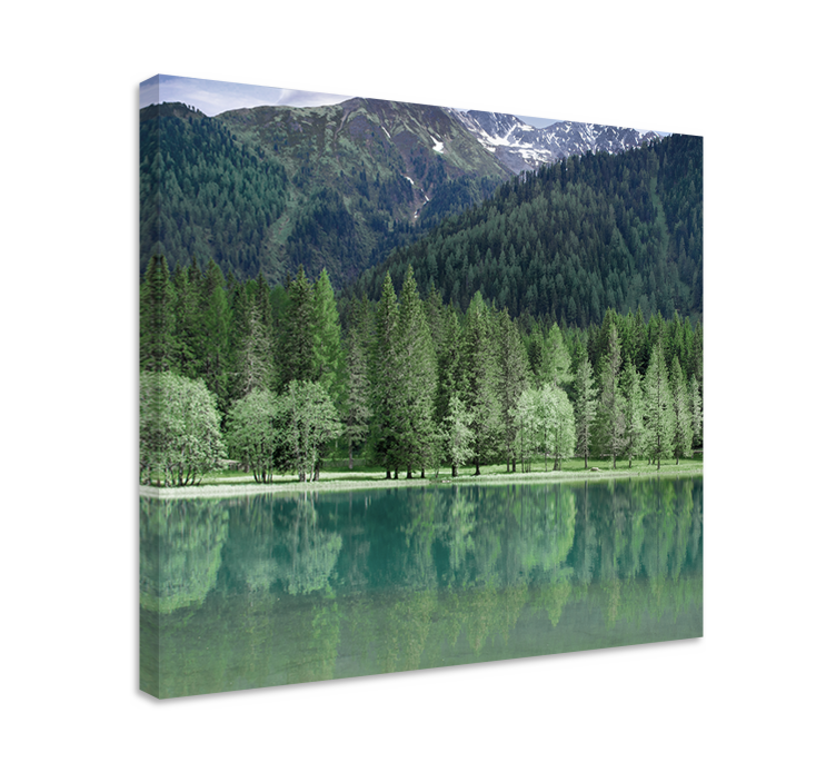 Tableau paysages reflet serein des montagnes - TenStickers