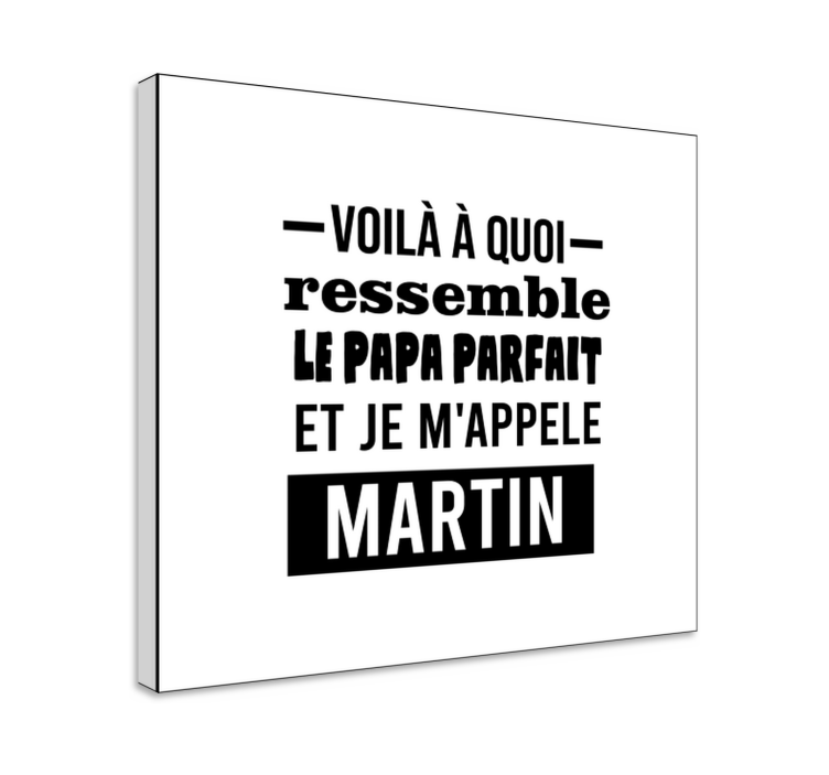 Tableau texte Citation drôle - le meilleur papa - TenStickers