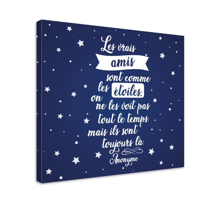 Tableau texte Citation d'amitié mignonne - TenStickers