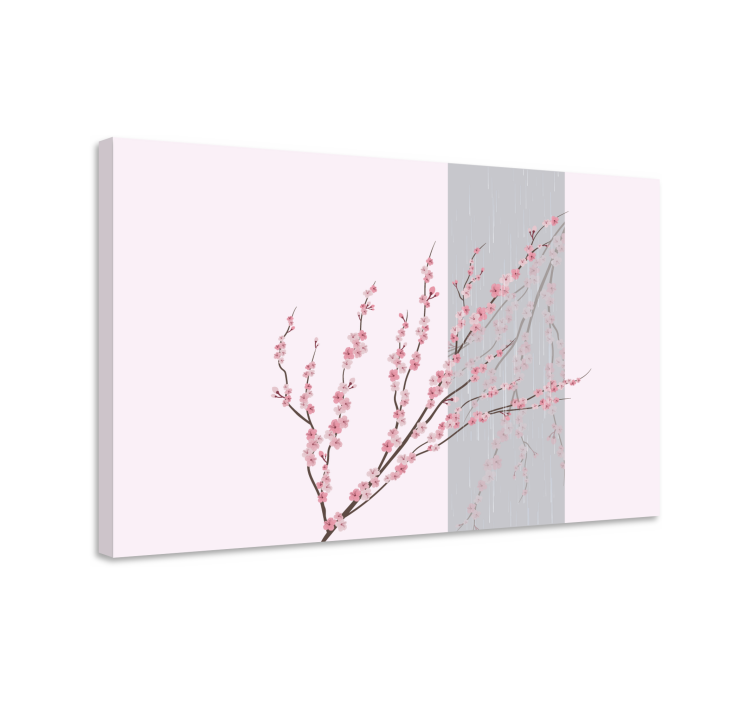 Tableau fleurs et plantes branche de fleurs de cerisier - TenStickers