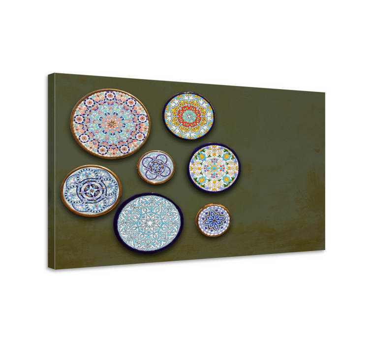 Tableau ornemental assemblage de plaque - TenStickers