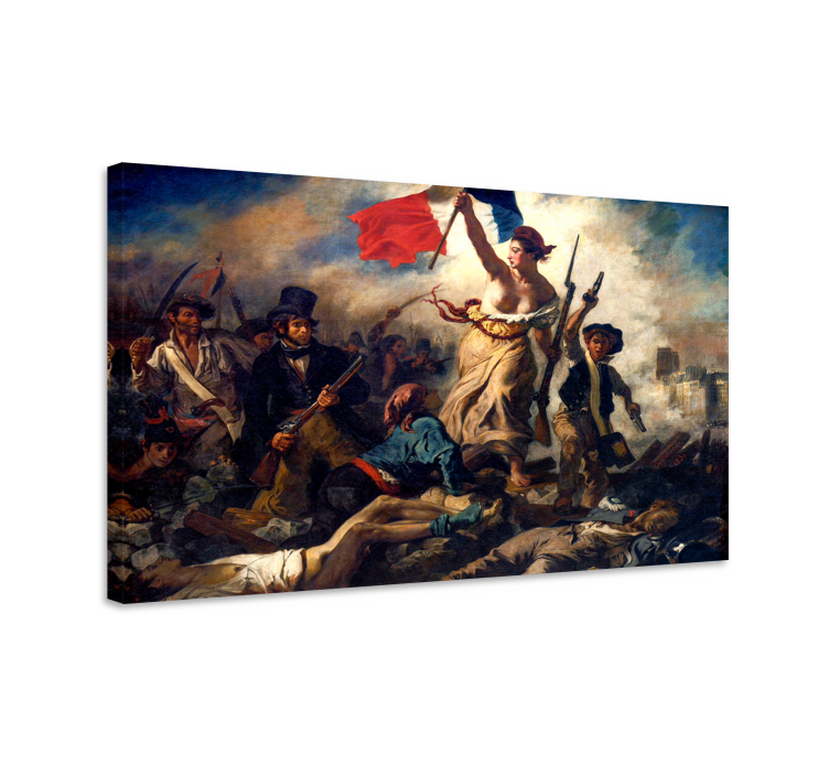 Tableau art liberté menant le peuple - TenStickers