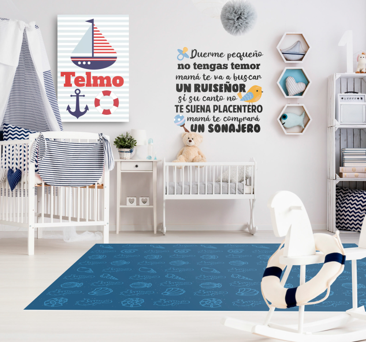 Tableau mer Nombre infantil personnalisable - TenStickers
