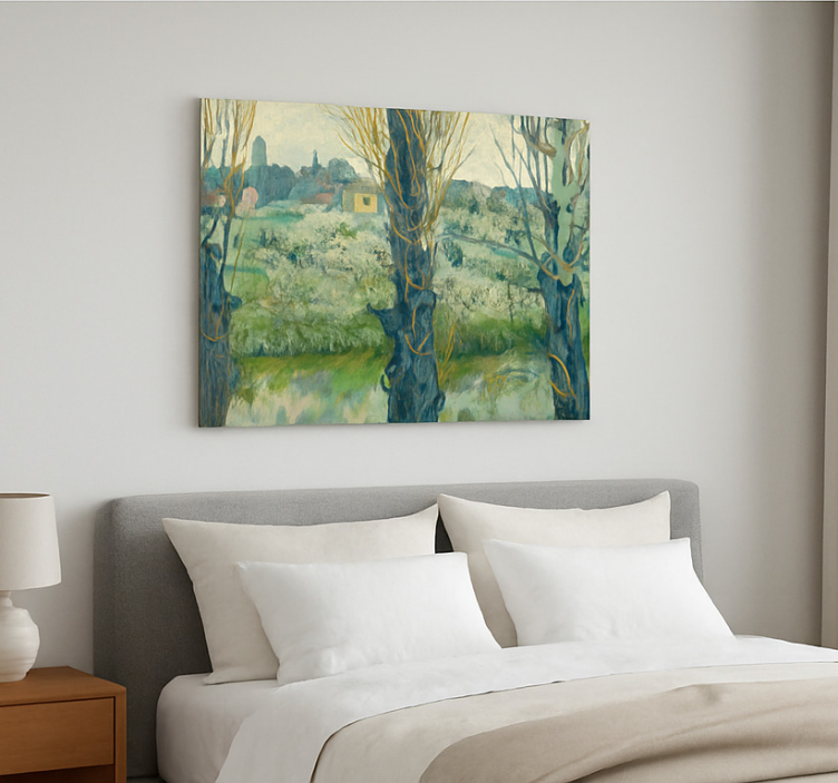 Tableau art vue d'arles par van gogh - TenStickers