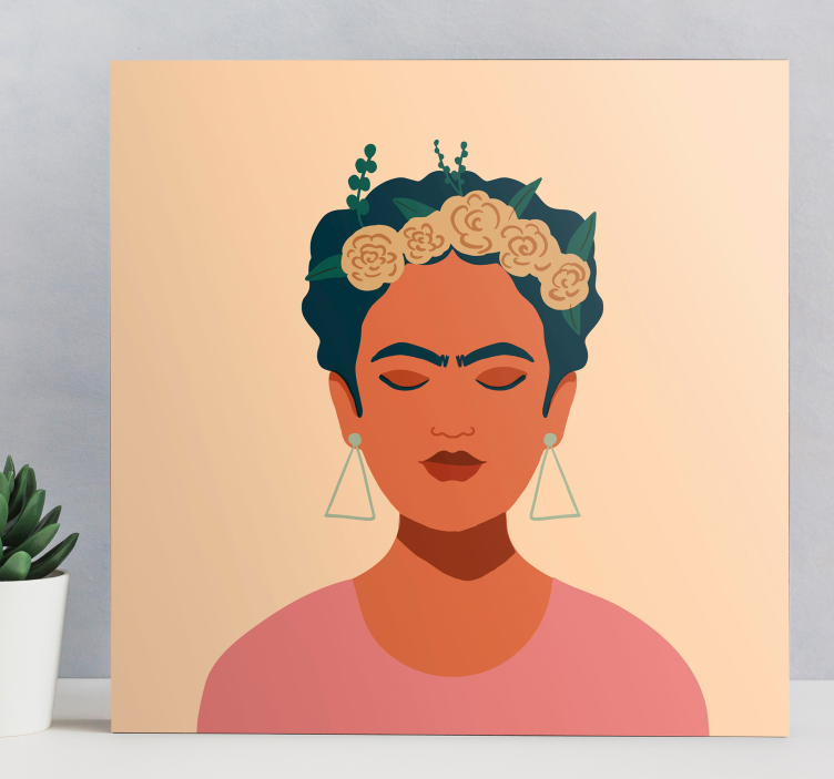 Tableau personnages frida khalo - TenStickers