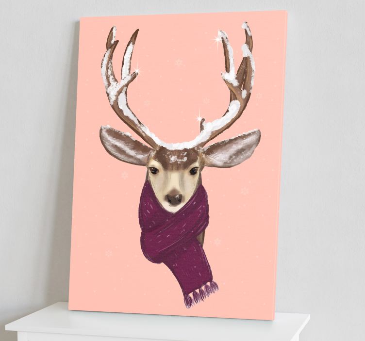 Tableau cerfs portrait de cerf charmant - TenStickers
