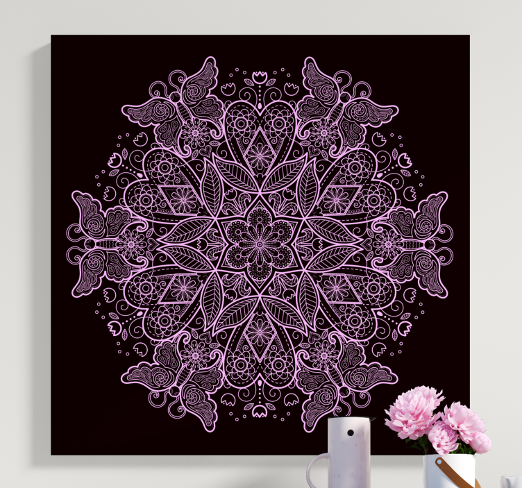 Tableau papillon Mandala papillon - TenStickers